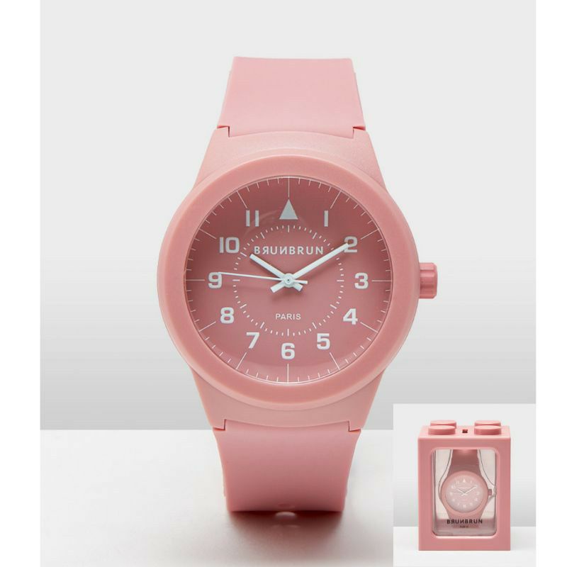 JAM TANGAN ANTI AIR BRUNBRUN PARIS MARLO DUSTY PINK SOPHIE PARIS MARTIN PROMO MARC MADISON NARA LIME