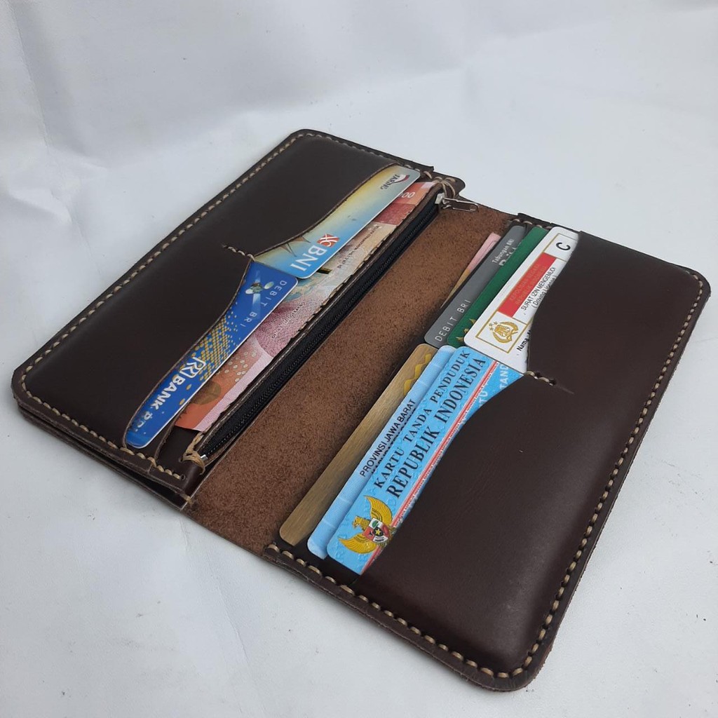 Dompet Kulit Sapi Full Up Handmade Ful Sulam Asli Garut Kota