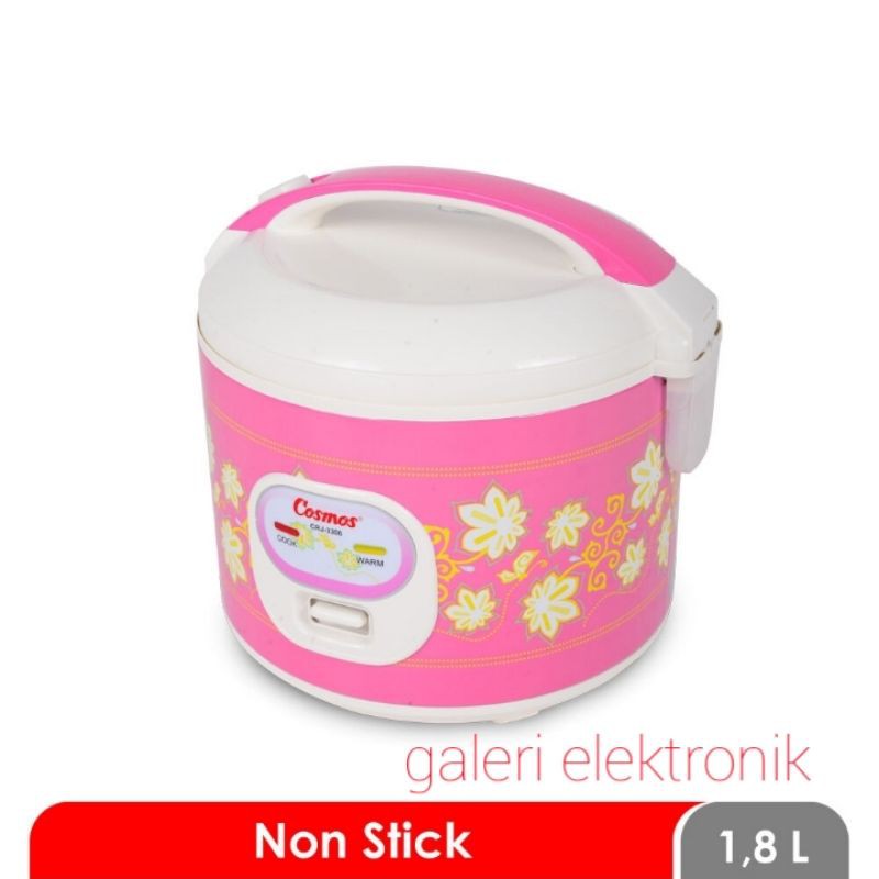 Rice cooker Cosmos Penanak nasi Magic com CRJ 3306 3in1 1,8 liter anti lengket