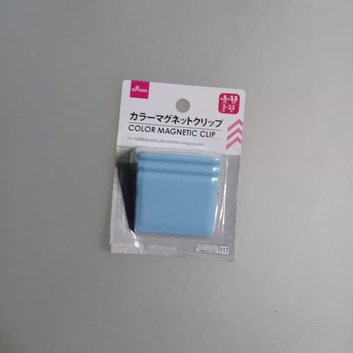 

DAISO penjepit kertas dgn magnet ukuran besar klip magnet magnet clip