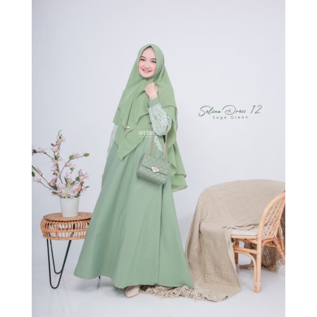 Selina Dress Attin / Gamis Selina Attin