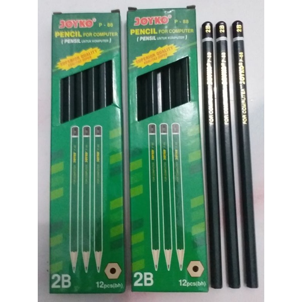 

Pensil 2B Joyko p 88 ( 1 kotak isi 12 pcs )
