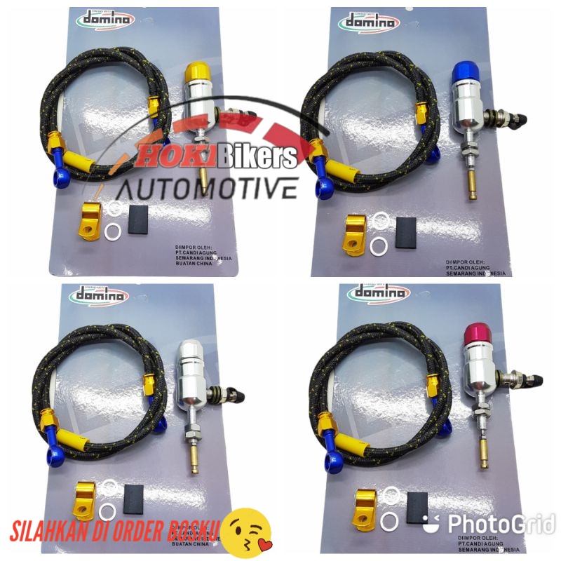 PROMO STUT HIDROLIK KOPLING STUT KOPLING HIDROLIK PLUS SELANG SERAT SATU SET UNIVERSAL KOPLING HIDRO