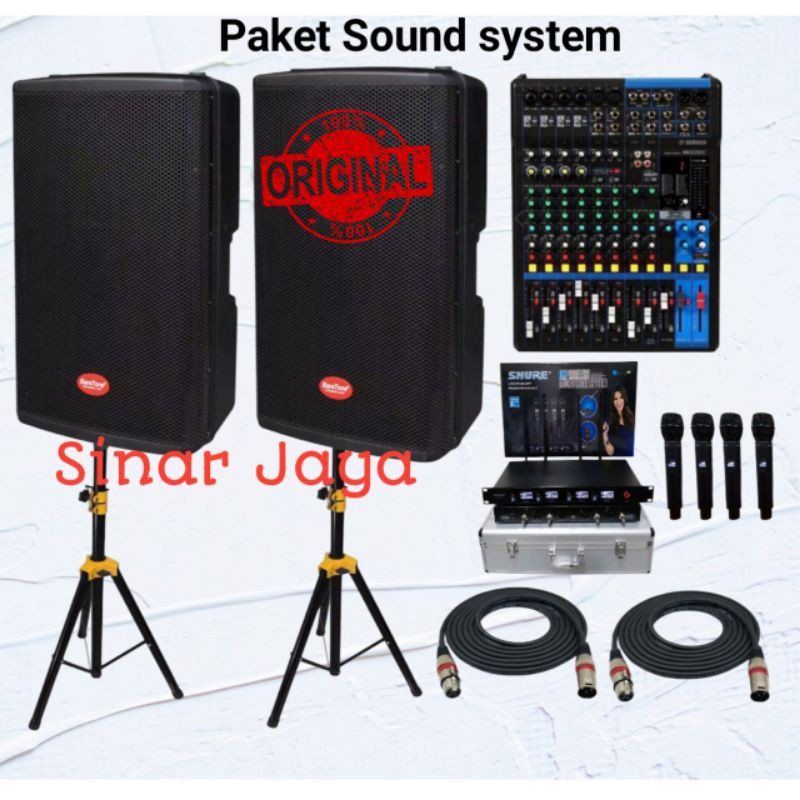 Paket Sound System 15 inch Aktif Outdoor