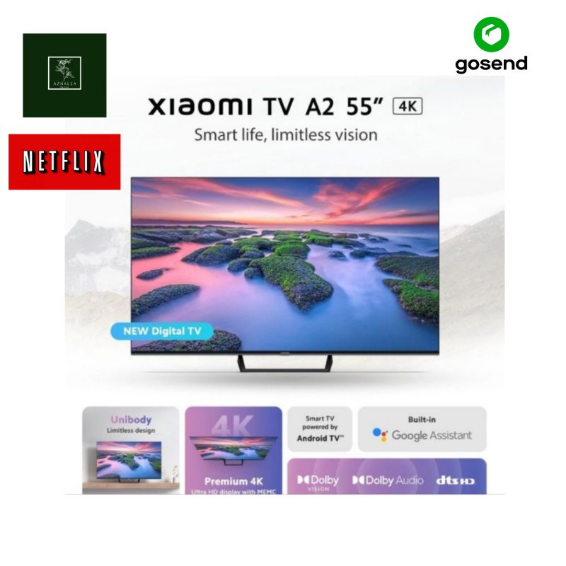 Free breket + PASANG Xiaomi tv A2 55 inch android tv promo terbatas