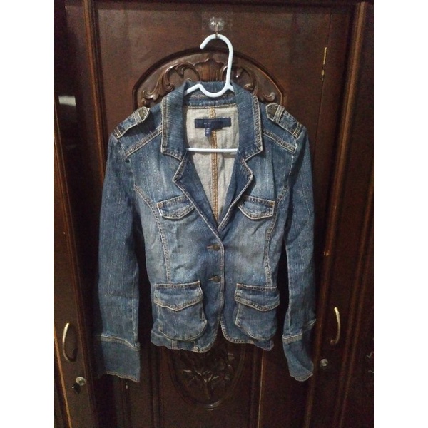 Preloved Jaket jeans ZARA Woman Original