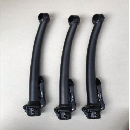Litepro Handlepost lengkung alloy Komponen Sepeda Lipat