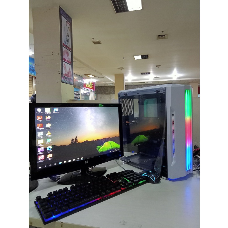 Pc Gaming Core i5 Ram 8 Gb Hdd 500 Gb Vga 2 Gb Led 24inch murah