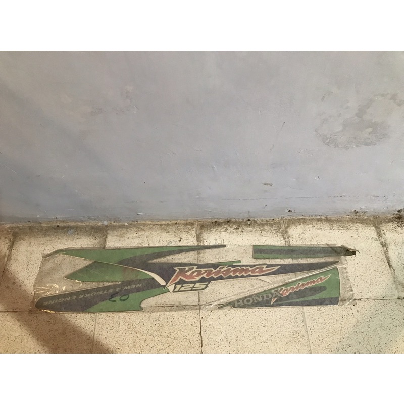 striping stiker original honda kharisma 125