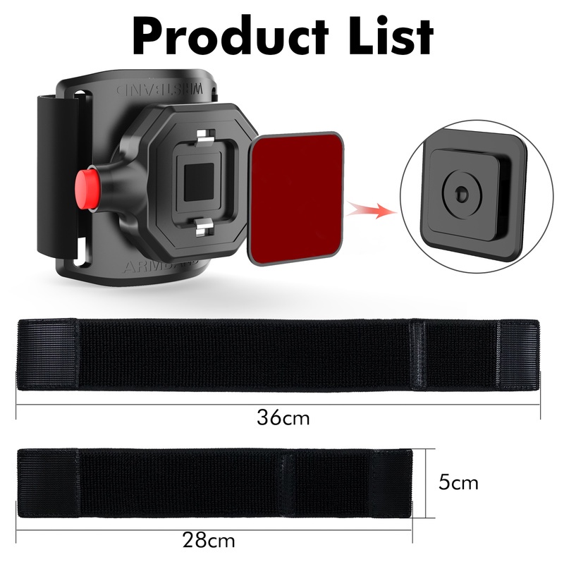 360° Stand Holder Ponsel Universal Portabel Dapat Dilepas Model Putar Untuk Fitness