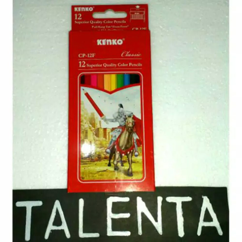 

Stok Ready Pensil Warna Kenko Panjang 12 Warna Limited