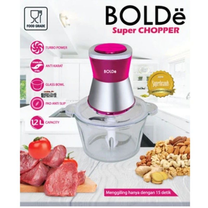 BOLDE Super Chopper 2 Liter / Gilingan Daging Food Chooper BEST SELLER