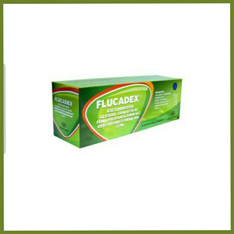 Flucadex Obat Flu, demam, sakit kepala, bersin-bersin @10 Kaplet