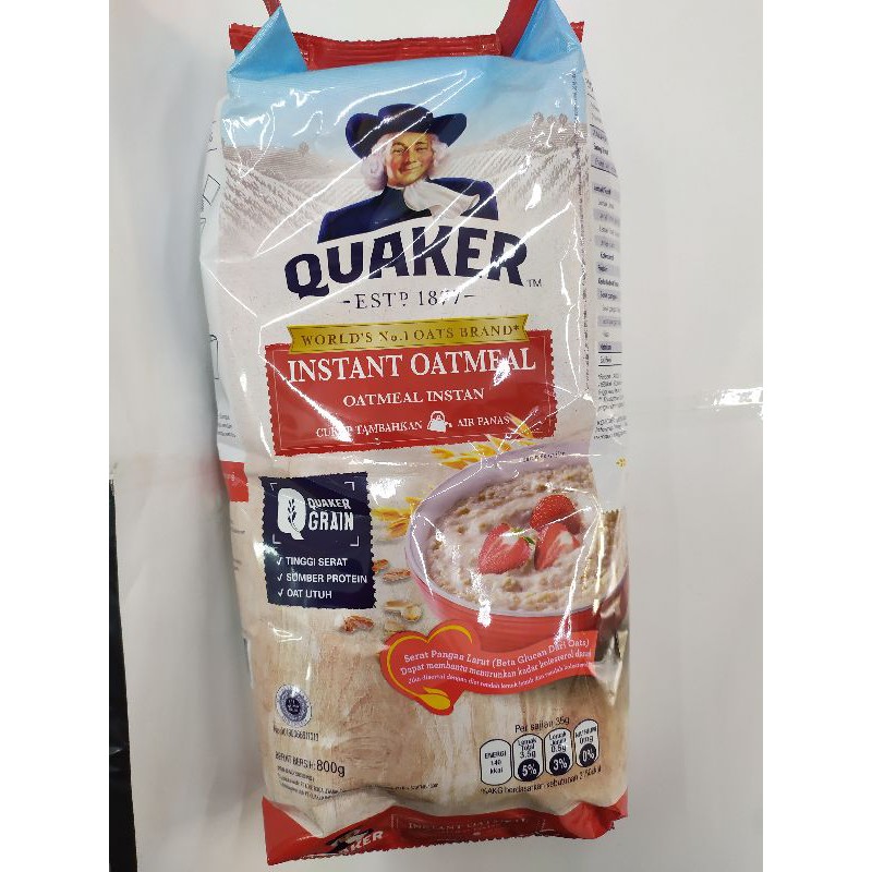 

QUAKER OATMEAL INSTAN MERAH 800g