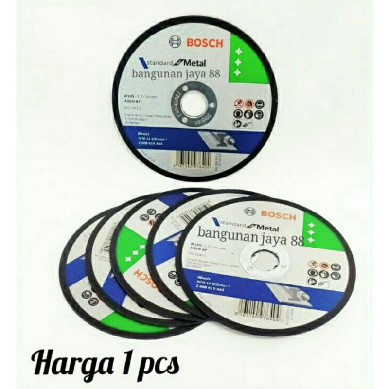 BATU GERINDA POTONG BESI BOSCH/BATU GERINDA POTONG 4"