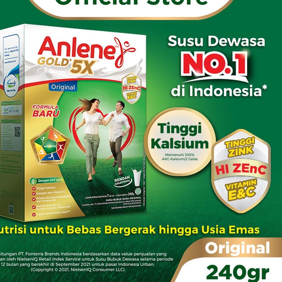 

Flash Sale Anlene Gold 5X Susu Bubuk Original 240g - Nutrisi Tulang, Sendi, dan Otot