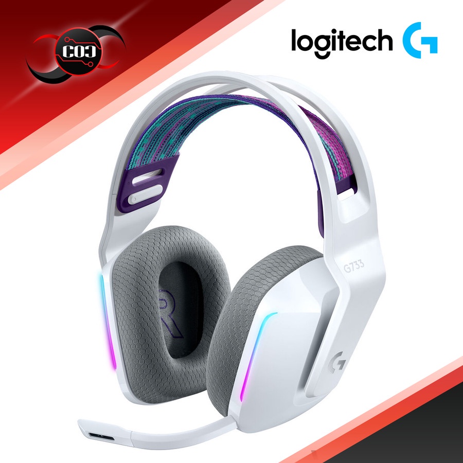 Logitech G733 White - Lightspeed Wireless RGB