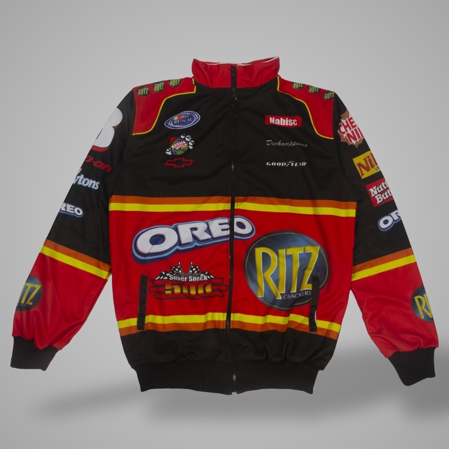 doublestore86-Nascar Jacket Racing Jaket Varsity Pria Wanita Original Racerdry Jaket Motor oreo