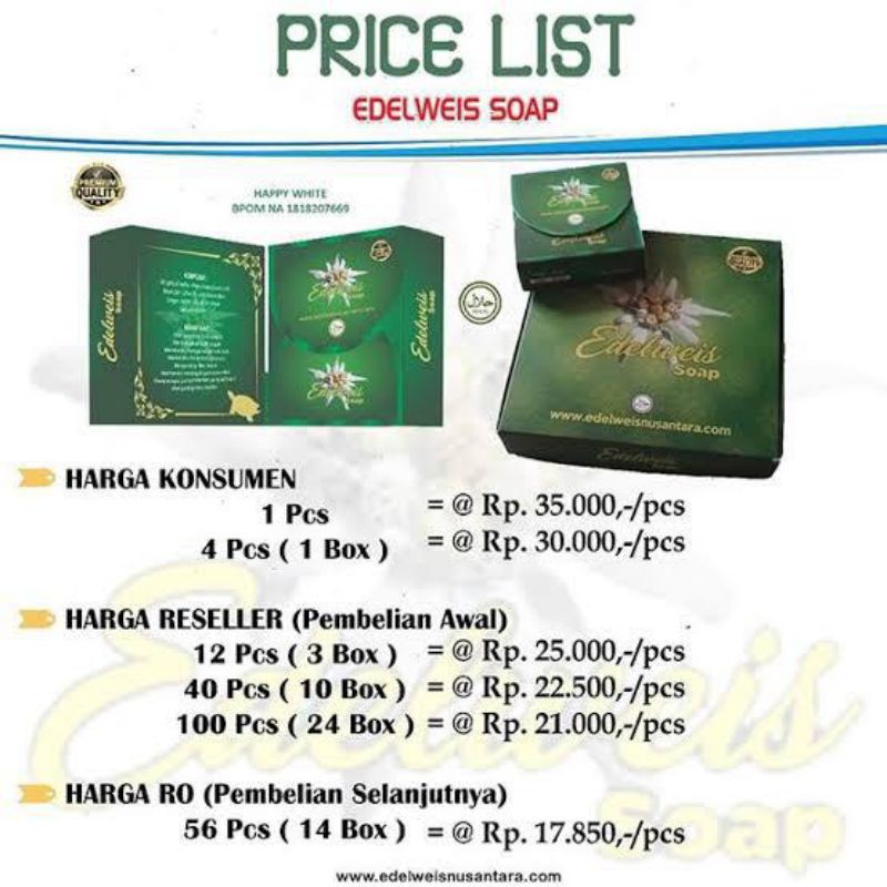 Sabun Edelweis