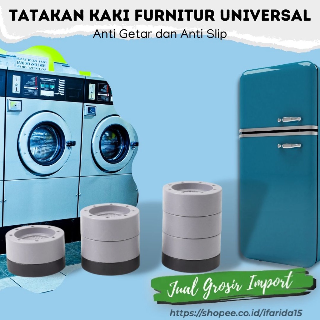 Alas Ganjal Peninggi Mesin Cuci Universal Anti Getar Slip ORIGINAL