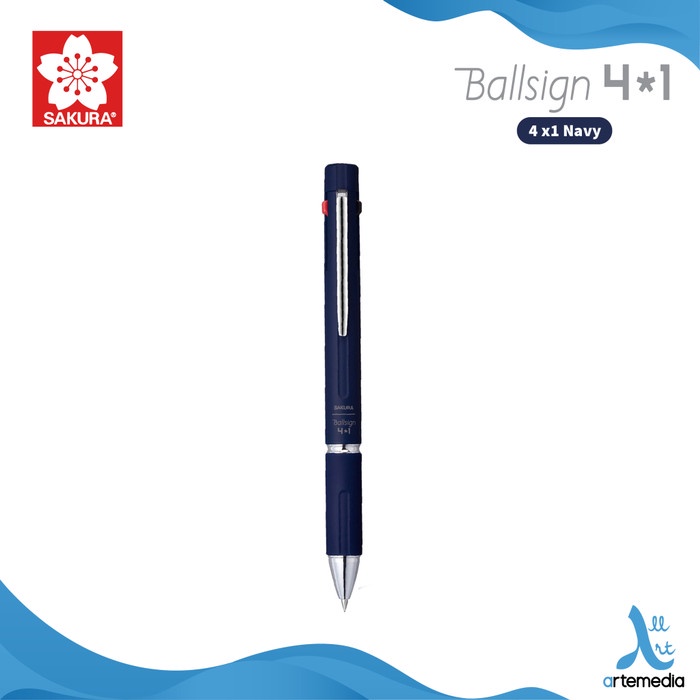 

MURAH Sakura Ballsign Pen 4*1 - NAVY