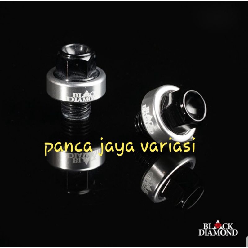 Baut Probolt Spion Tutup Baut Spion New Model Nmax/Pcx/Adv/Aerox/Xmax/Lexi Vario 160 Adv 160 Mio Honda Yamaha Dll BLACK DIAMOND Original Best Quality