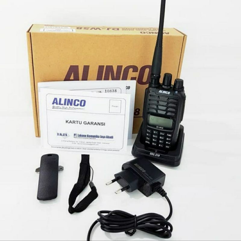 HT ALINCO DJ-W58 WATERPROOF GARANSI ALINCO W 58 RADIO HT ALINCO