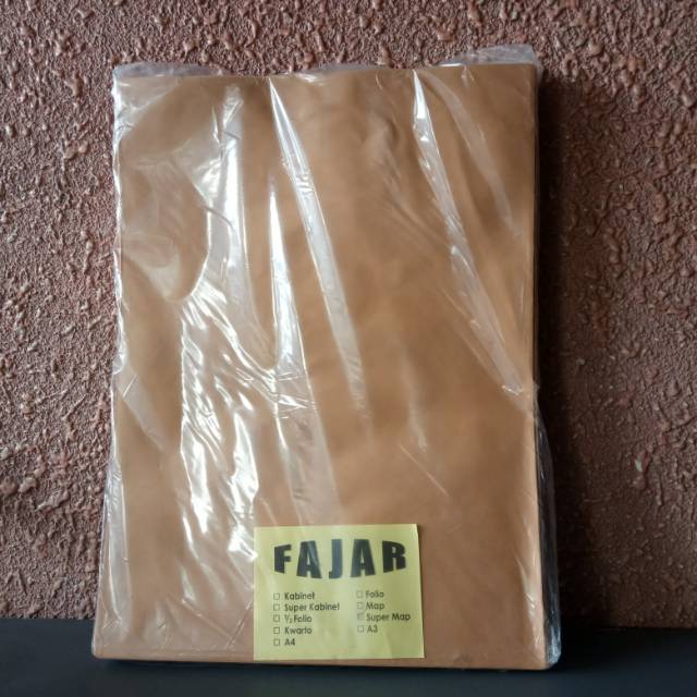 

Amplop Coklat Super Map Polos