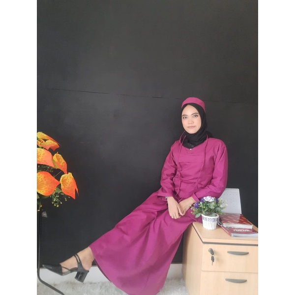 Baju OKA rok + bordir / Baju Jaga/ Baju Dinas