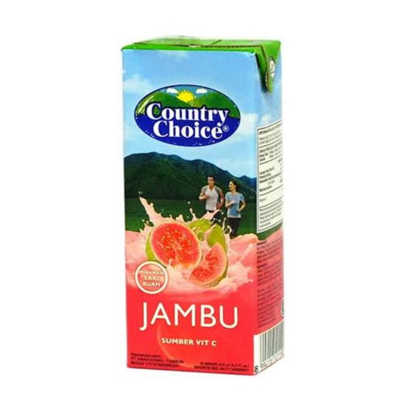 

minuman country choice jus jambu guava 250ml