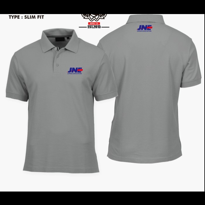 Kaos Polo Shirt Tshirt Baju Kerah Distro JNE EXPRESS polos custom indonesia pria wanita unisex keren