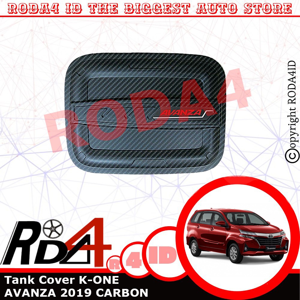 Tank Cover K-One Grand AVANZA 2019  Carbon