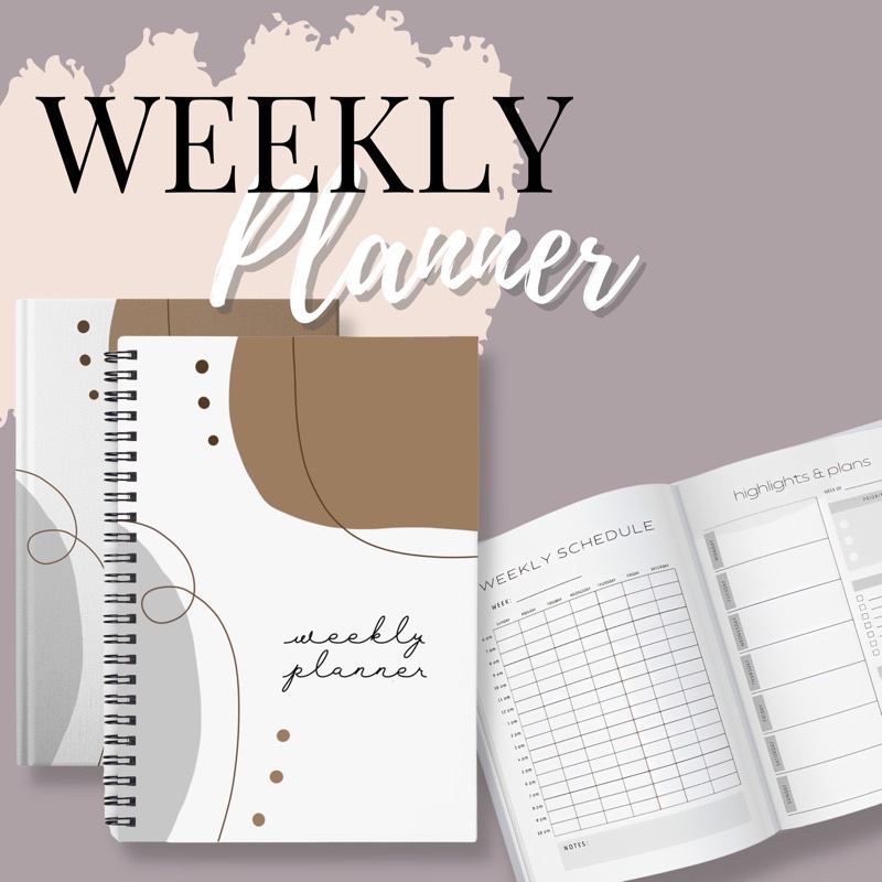 

Premium Weekly Planner / Journal / Agenda - Schedule Journaling