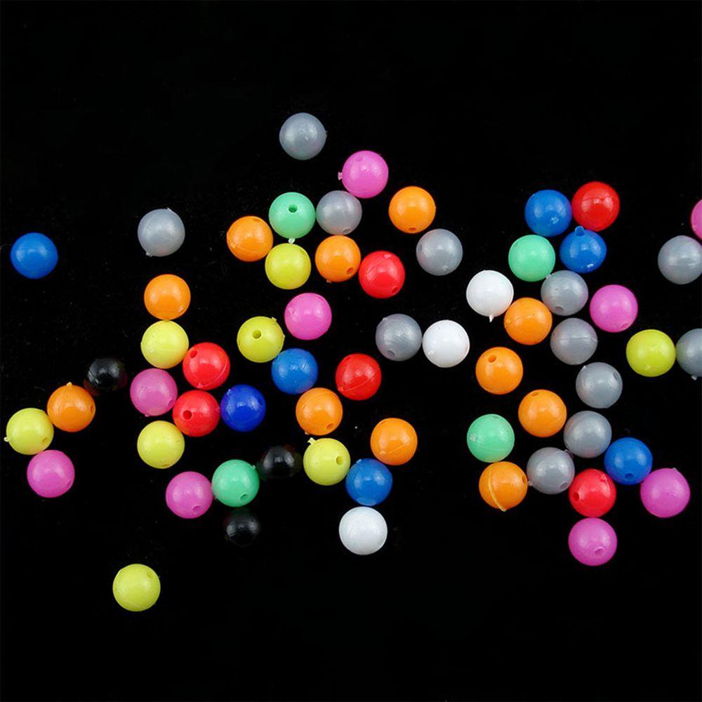 WONDER 100pcs Manik-Manik Silang Pancing Baru Sumbat Bulat Double Mutiara