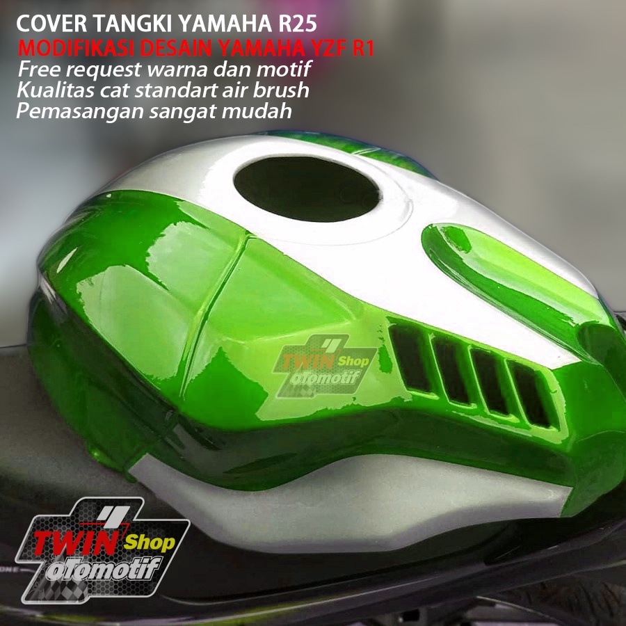 Cover tangki R25 MODEL R1M / COVER TANGKI R1M / KONDOM TANGKI R25 HIJAU