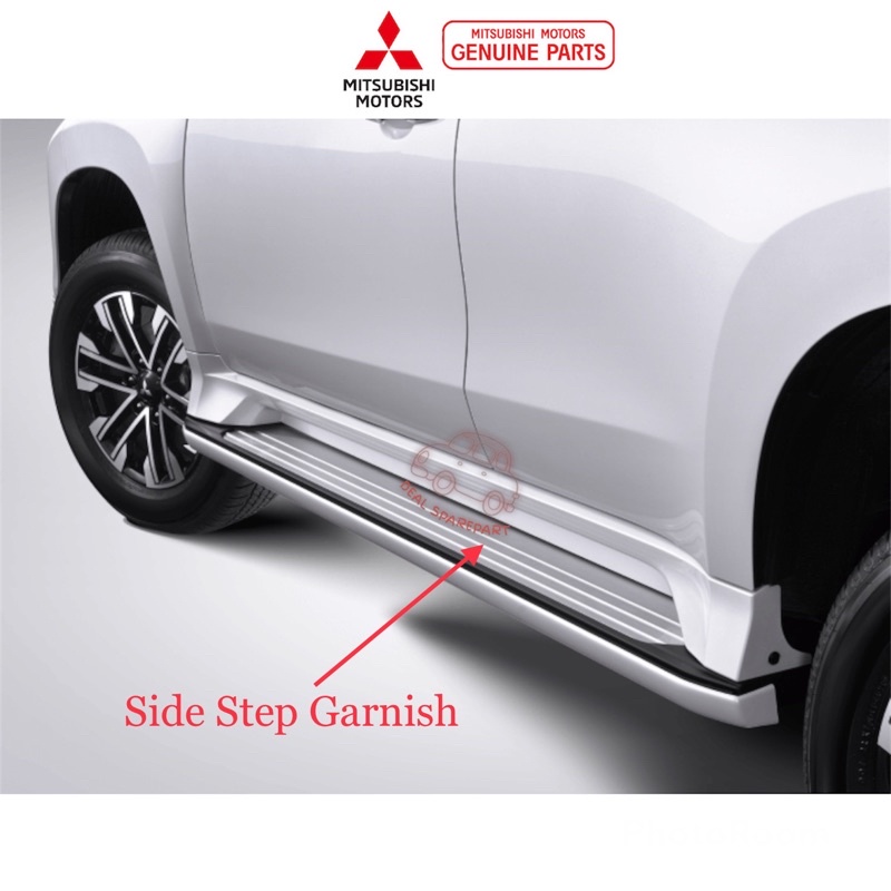 Side Step Garnish Mitsubishi New Pajero Sport Facelift / Body Kit Samping Pajero Facelift