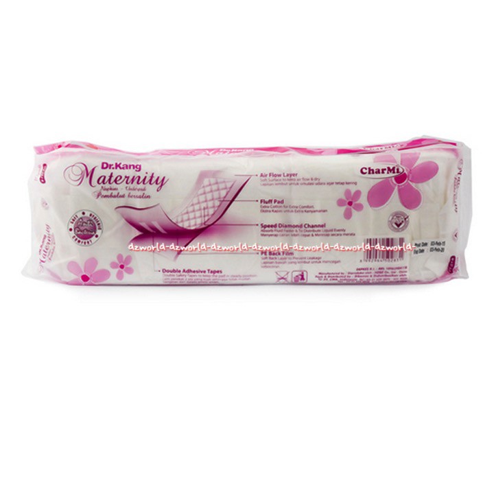 Dr.Kang Maternity Napkins Underpad Pembalut Bersalin Tebal 10Pads Panjang 16cm Dr Kang