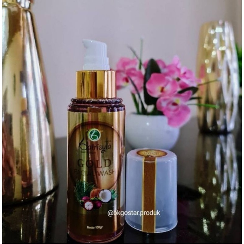 facial wash gold batrisyia herbal