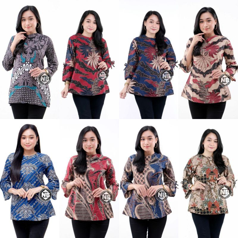Atasna Batik Wanita PPBTK07 Modern Batik Cassual Atasanbatik Wanitabatik /Atasanwanita/BATIK-1
