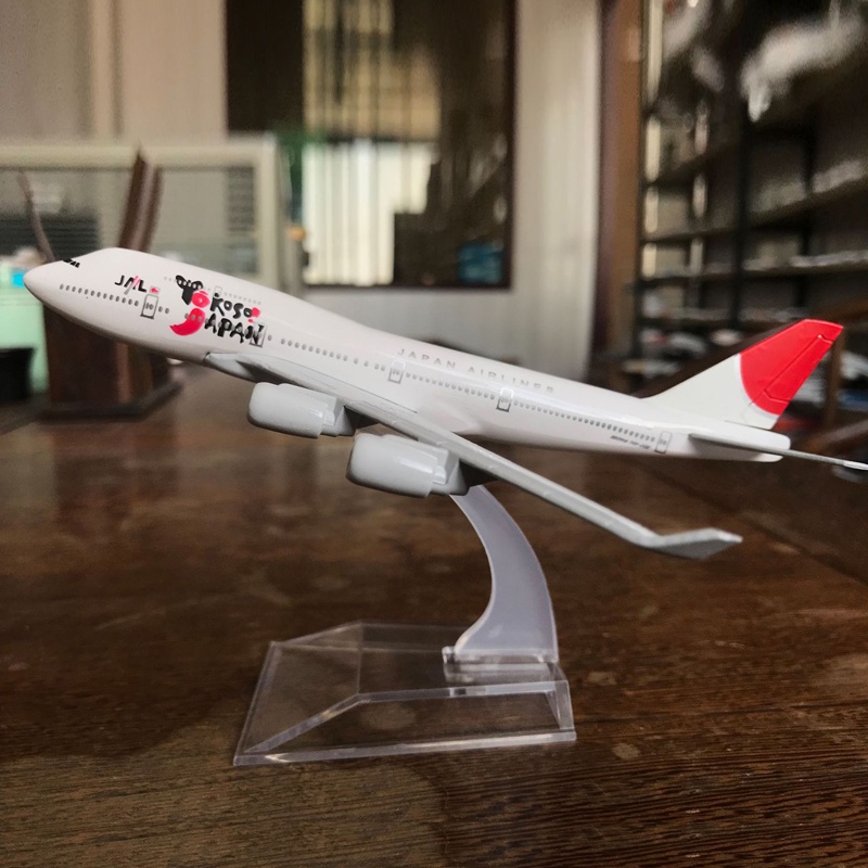 Pesawat Terbang Airlines JAL Boeing 747 Model ANA B777 B787 Skymarks Airbus 380 Bahan Alloy Ukuran 16CM