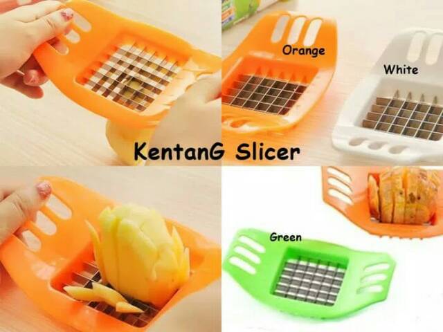 Potato Cutter Slicer - Potong Kentang - Alat Pemotong kentang Panjang Dadu Slice