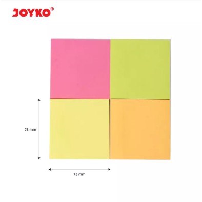 MEMO STICKY NOTE KERTAS TEMPEL MMS-11 JOYKO ALAT TULIS PERLENGKAPAN KANTOR WARNA WARNI STICK MMS 11 MMS11 LUCU GROSIR ATK MURAH-2