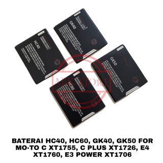 BATERAI BATTERY HC40 HC60 GK40 GK50 FOR MOTO C XT1755 / C PLUS XT1726 / E4 XT1760 / E3 POWER XT1706 BATRE ORIGINAL