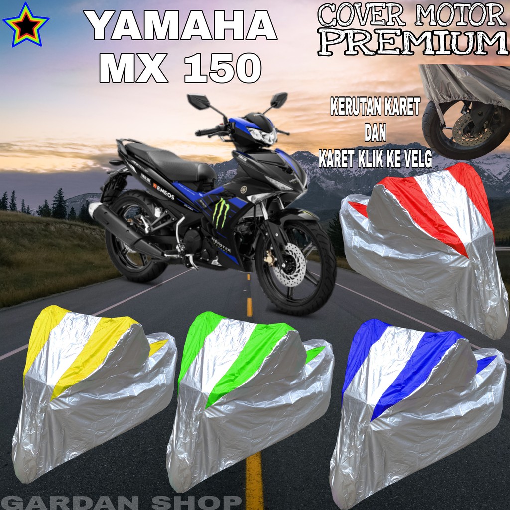 Sarung Motor YAMAHA MX 150 Silver KOMBINASI Body Cover Yamaha Mx PREMIUM