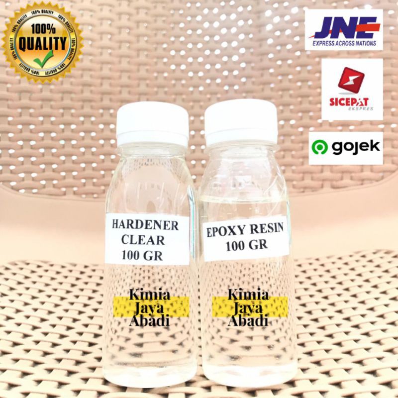 Jual Epoxy Resin Bening Clear 100 Gram & Hardener Bening Clear 100 Gram ...