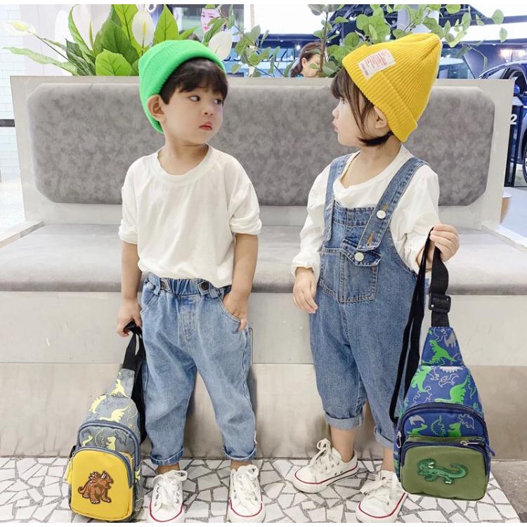 Tas Selempang Anak Laki-laki / Perempuan Model DINOSAURUS CB002