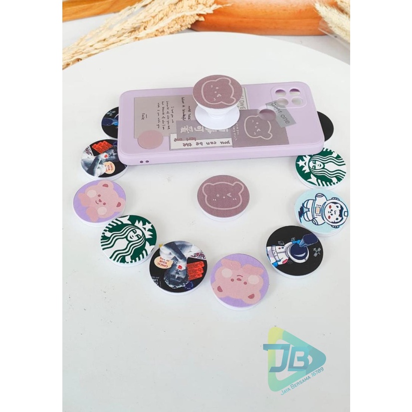 Popsocket karakter POP SOCKET stand hp phone stand holder karakter lucu JB5298