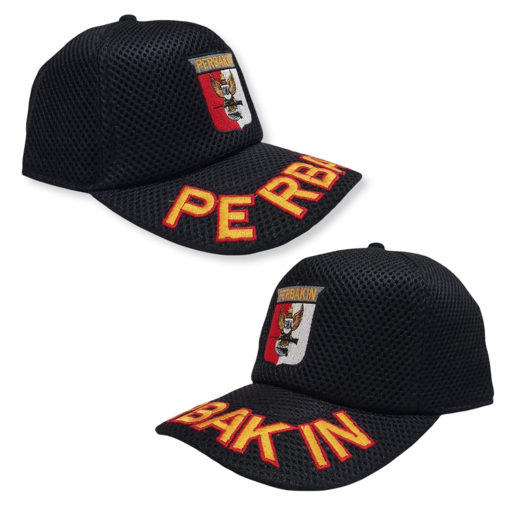 Topi Pria Perbakin Mesh