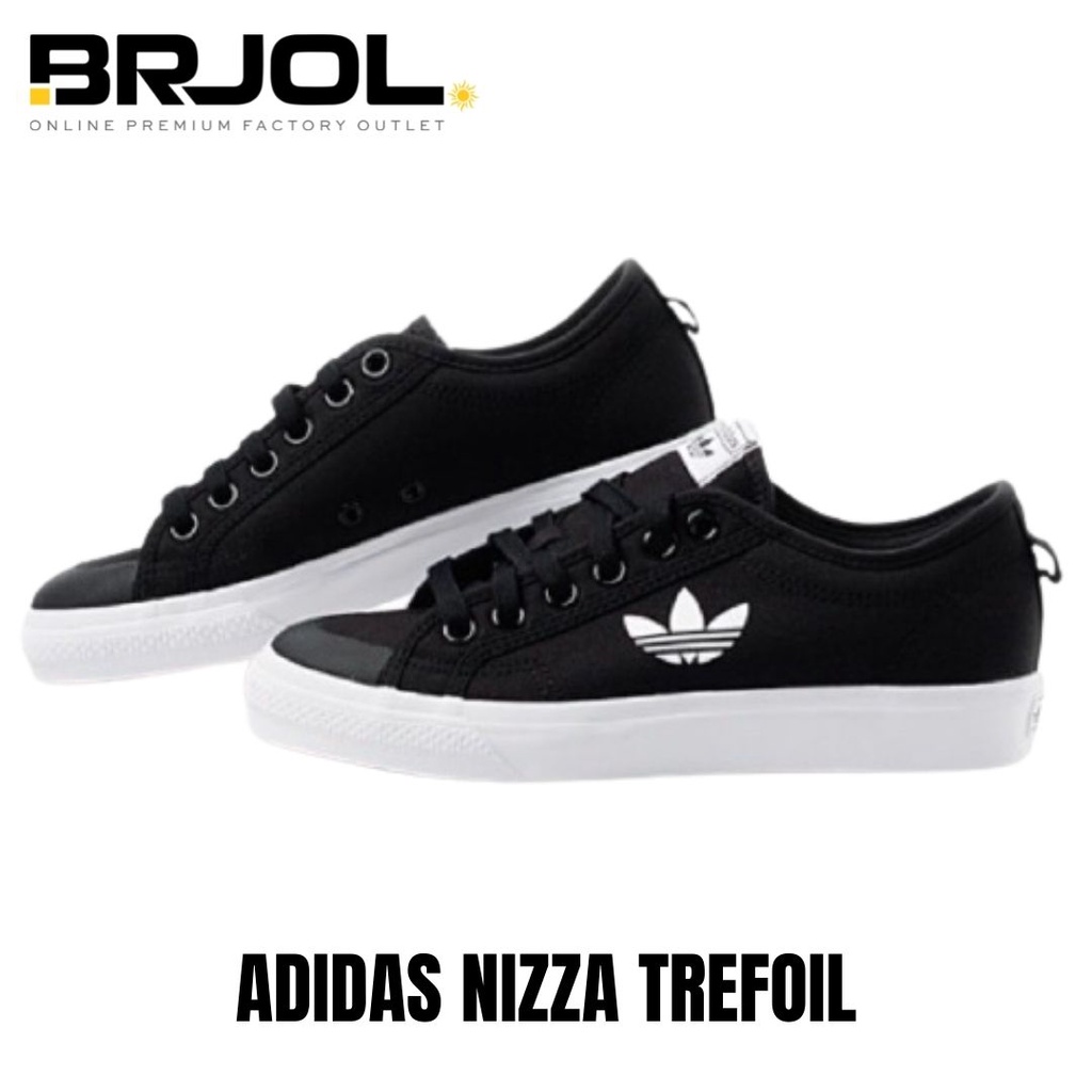 SEPATU SNEAKER PRIA ORIGINAL ADIDAS NIZZA TREFOIL FW5185 CASUAL