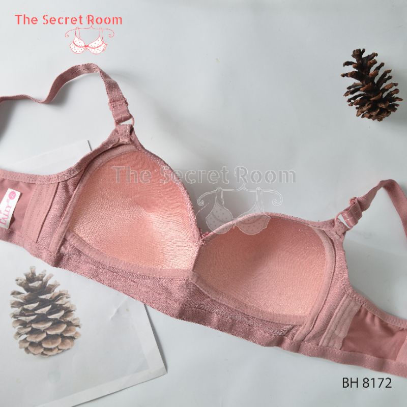 TALLY BRA BH 8172 | TANPA KAWAT | CUP C | BUSA TIPIS | BAHAN KATUN | SIZE 36 - 42